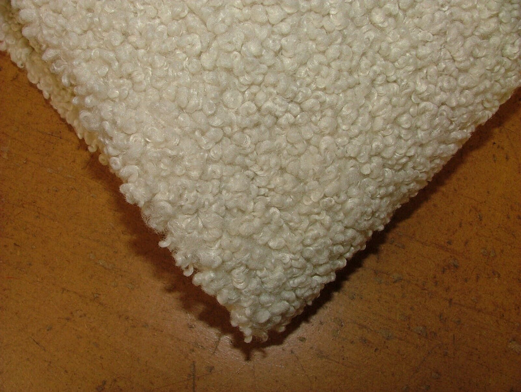 1.3 Metres Romo Cream Thick Boucle Fabric Upholstery Cushions  RRP £120.25