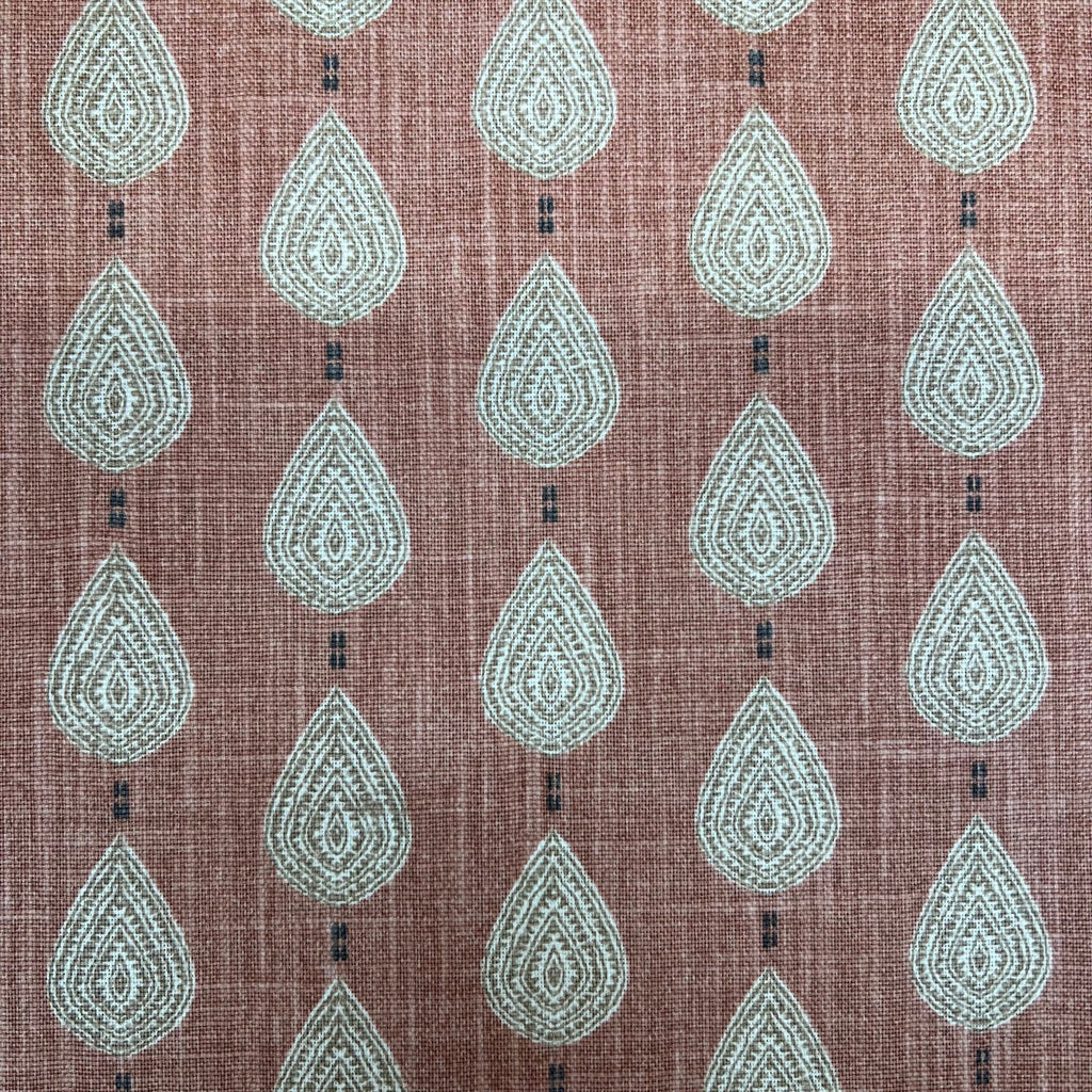 1.2 Metres iLiv Indo Pimento Batik Leaf Fabric Curtain Cushion Upholstery5