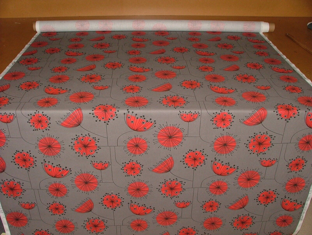 MissPrint Dandelion Mobile Storm Grey Scandi Curtain Upholstery Cushion Fabric