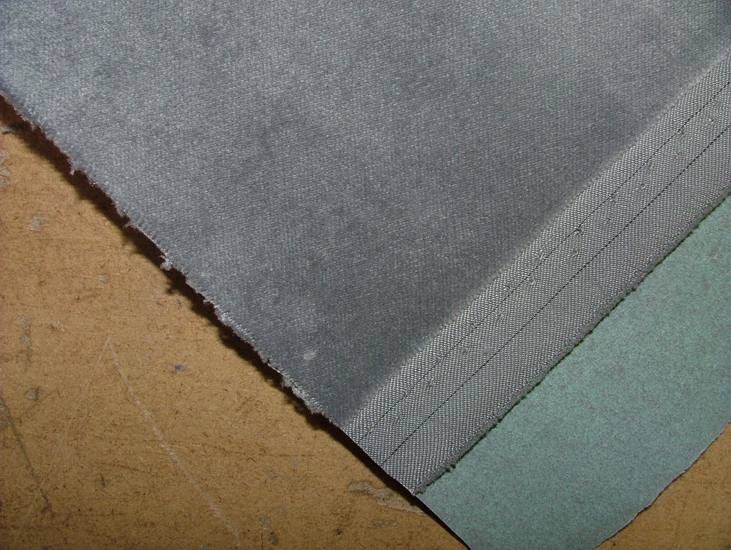 Romo Flame Retardant Fabric Velvet 18 Metres Charcoal Upholstery RRP £1116.0011