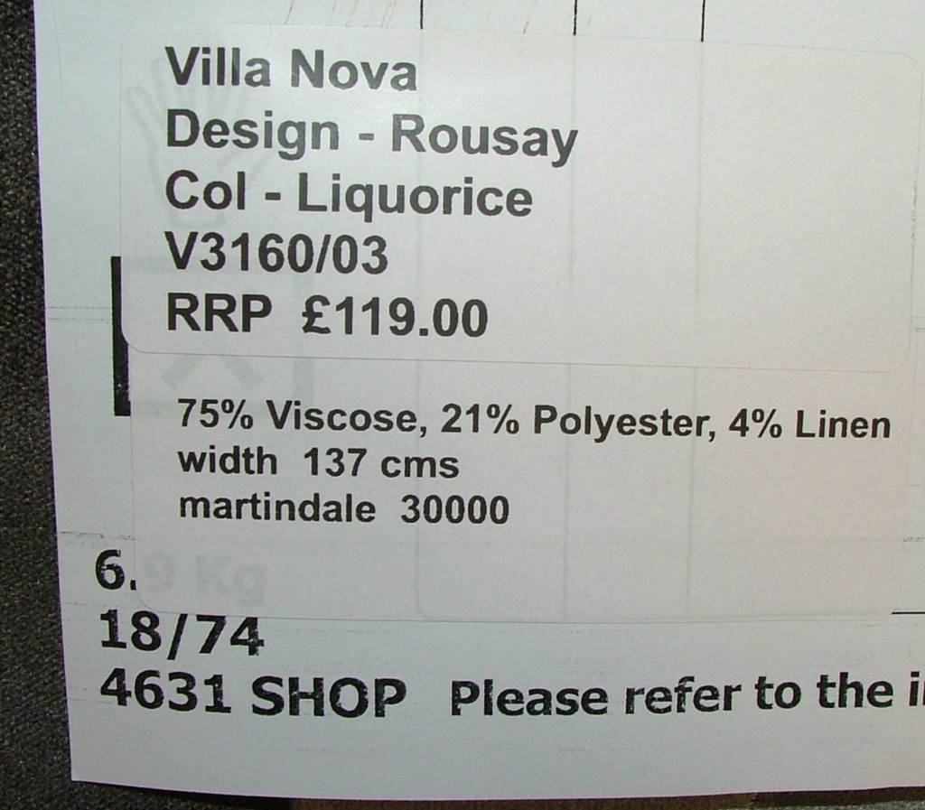 11 Metres Romo Liquorice Velvet Fabric Curtain Upholstery Cushion RRP £1309.0012