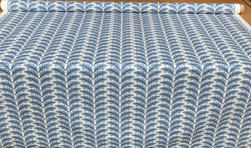 2.9 Metres iLiv Woodcote Delft Cotton Curtain Upholstery Cushion Blind Fabric