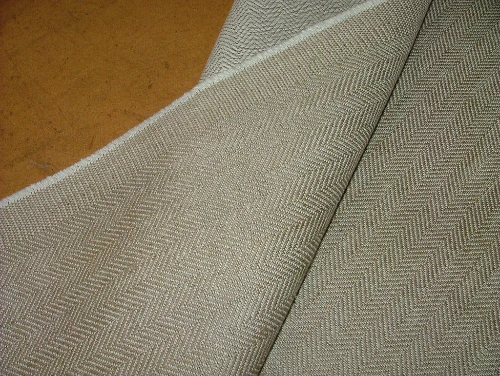 11 Metres Herringbone Stucco Linen And Cotton Curtain Romo Fabric RRP £324.50