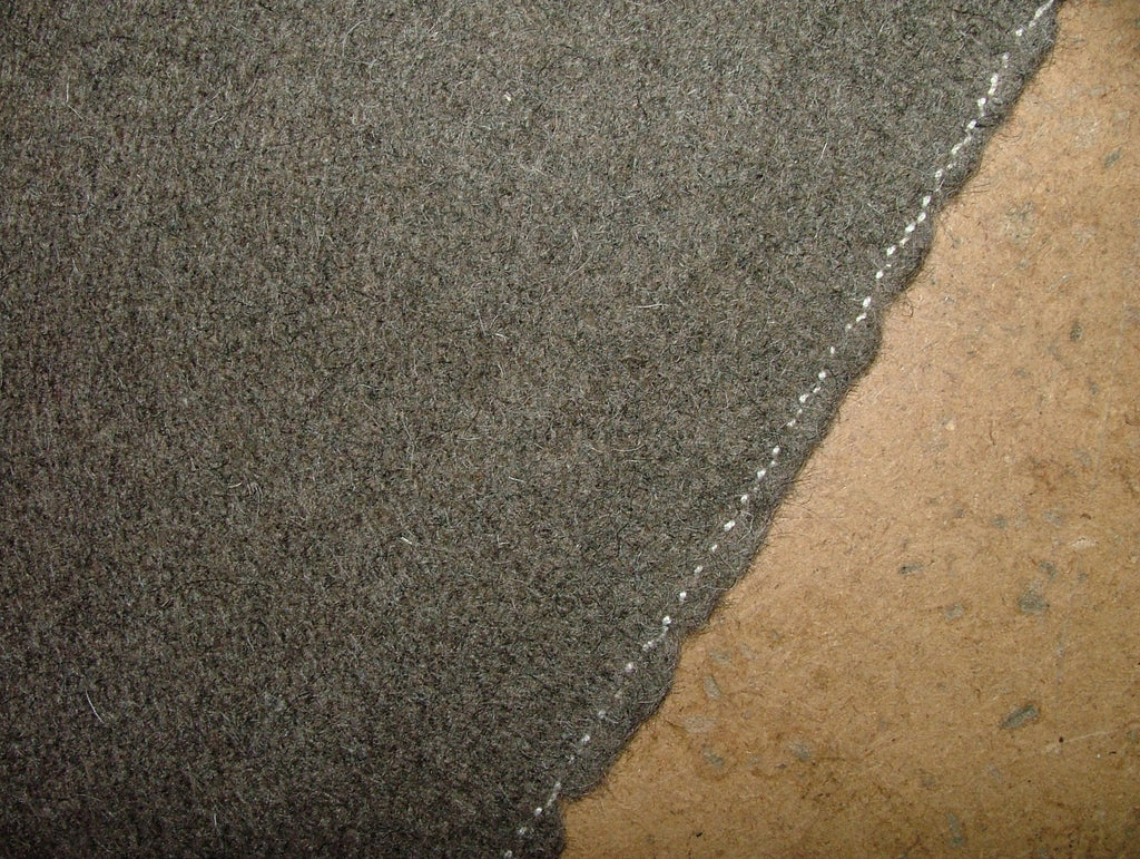 100% Wool Upholstery Fabric Romo Coffee Brown Flame Retardant - 6.2  Metre Roll7