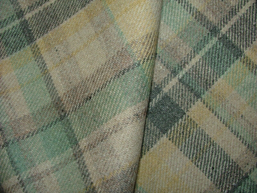 Glacier Highland Wool Blend Tartan Check Upholstery Grade Curtain Cushion Fabric