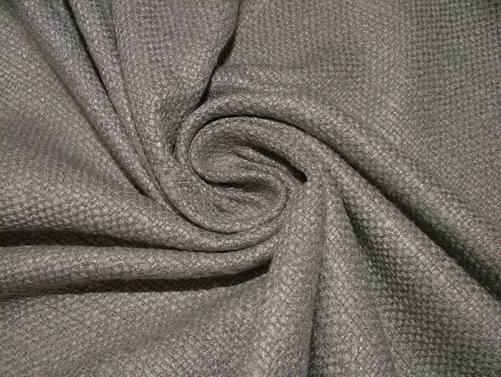 iLiv Jacquard Curtain Fabric Parker Pewter Grey 1.9 Metres Cushion Upholstery8