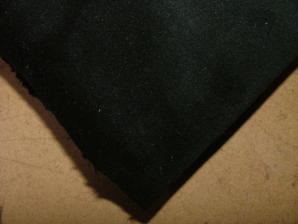 1 Metre Romo Rio Onyx Black Plush Velvet Fabric Curtain Upholstery Cushion