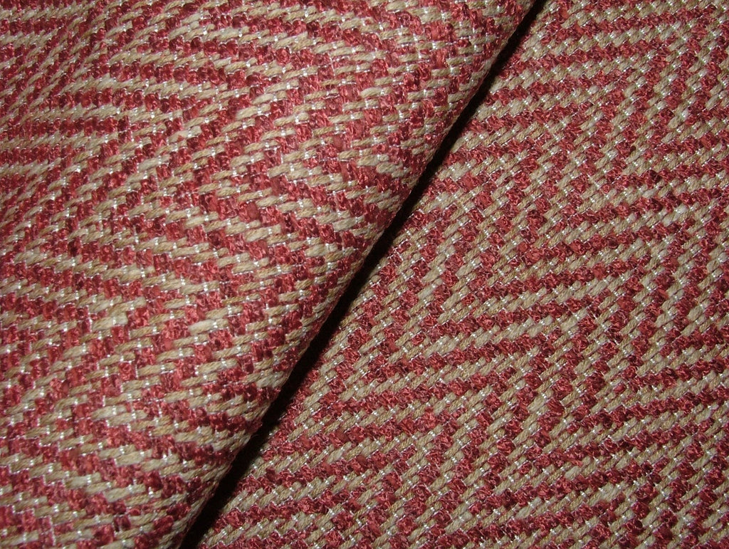 1.6 Metres iLiv Summit Ruby Heavy Woven Fabric Cushion Curtain Upholstery7