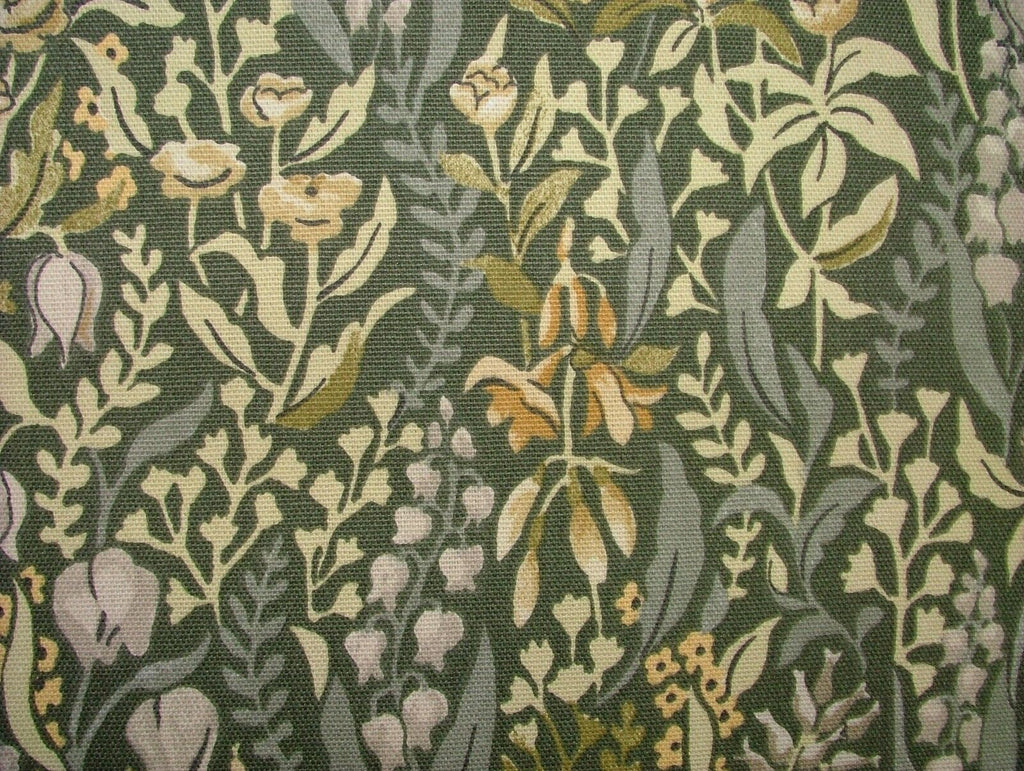 5.6 Metres Kelmscott Moss Woven Cotton Fabric Cushion Curtain Upholstery