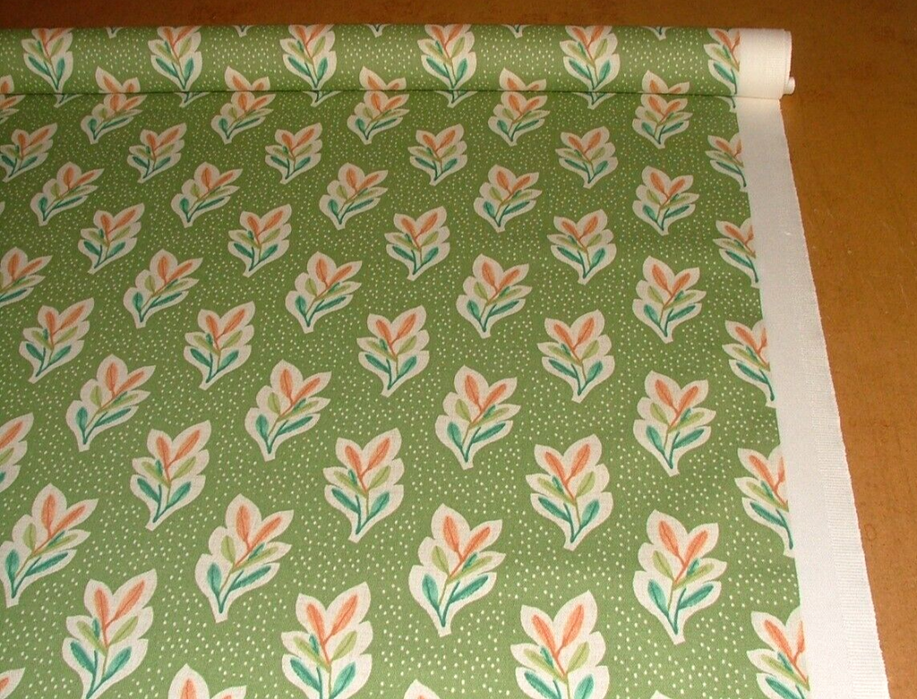 1.5 Metres iLiv Lalita Canopy Green Woven Cotton Fabric Cushion Upholstery6