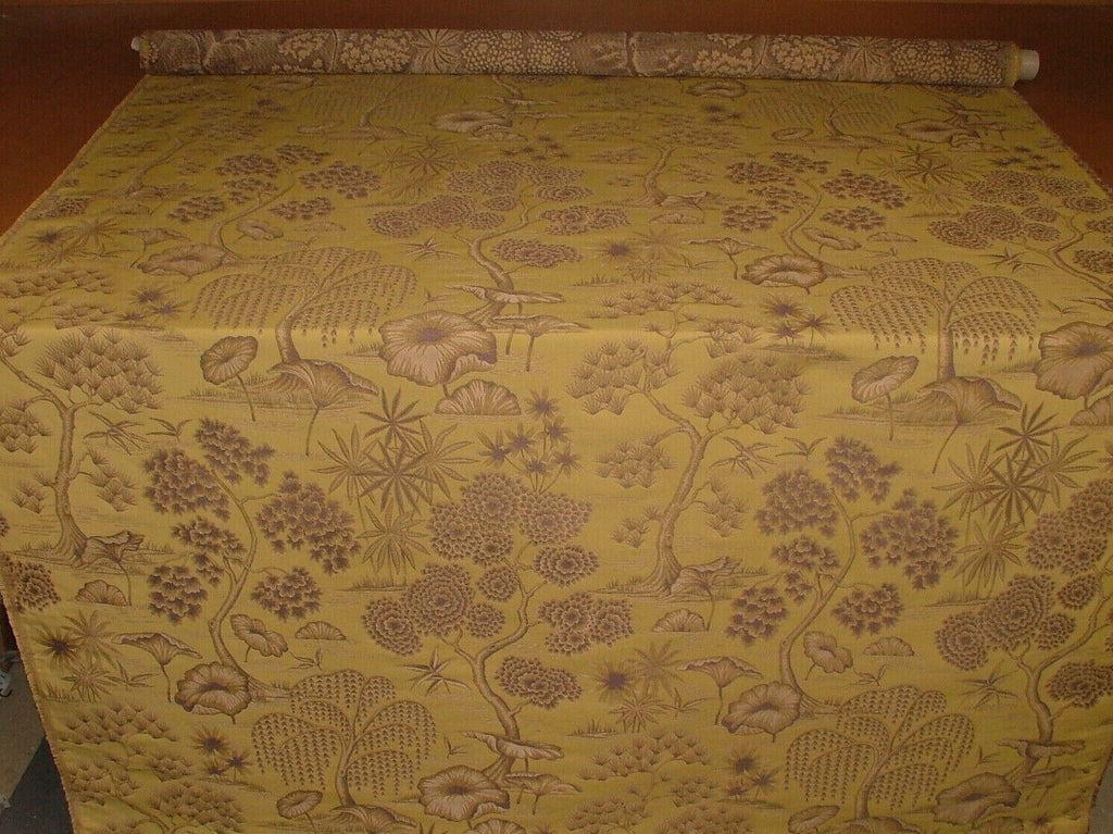 Japanese Oriental Tree Mimosa Jacquard Fabric Curtain Upholstery Cushion Blind