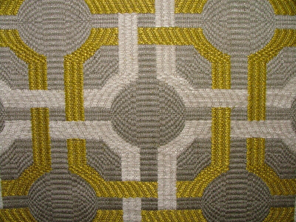 59cms Romo Orton Wasabi Geometric Weave Fabric Upholstery RRP £66.08