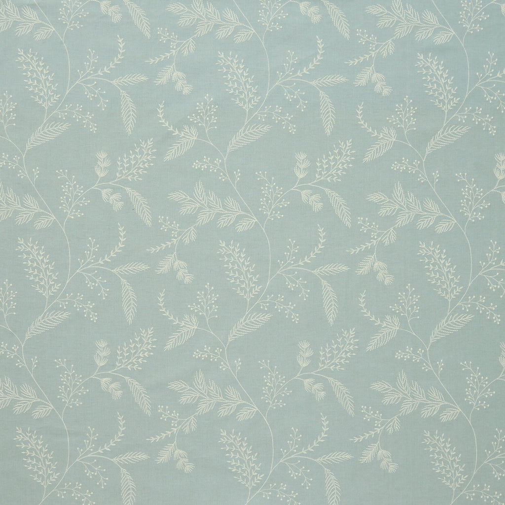 2 Metres iLiv Harper Eau De Nil Premium Embroidered Fabric Curtain Upholstery1