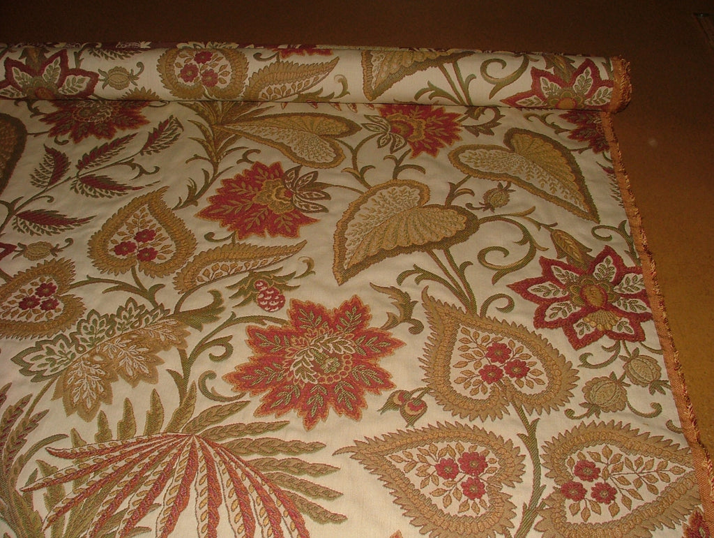 2.8 Metres iLiv Etienne Cinnabar Heavy Woven Fabric Curtain Upholstery Cushion7