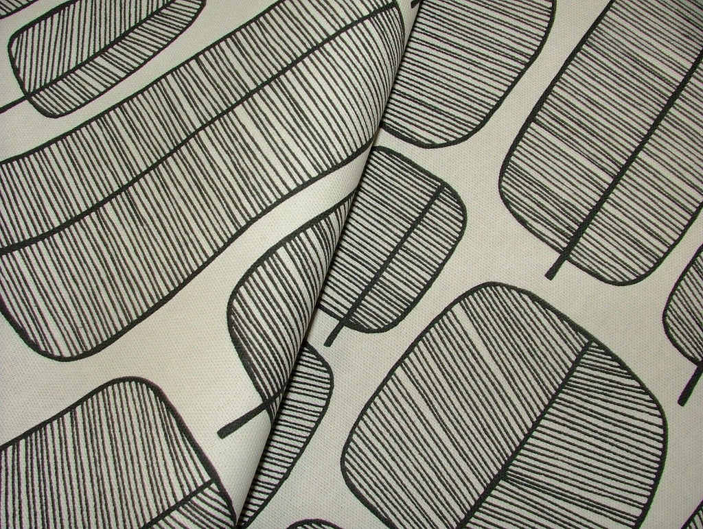 MissPrint Little Trees Monochrome Scandi Curtain Upholstery Cushion Fabric