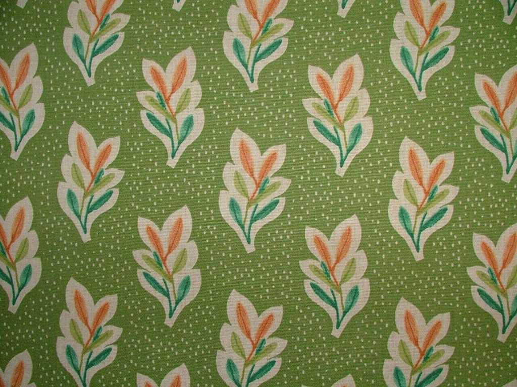 1.5 Metres iLiv Lalita Canopy Green Woven Cotton Fabric Cushion Upholstery3