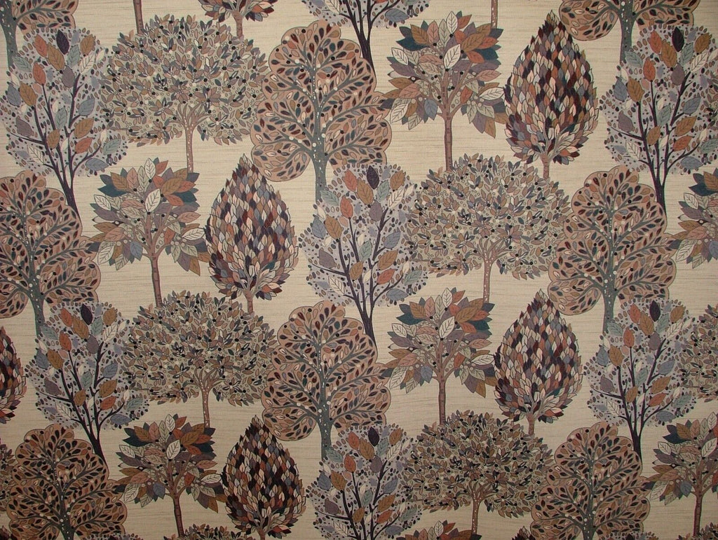 Foliage Fall Tree Cloud Velvet Designer Fabric Curtain Upholstery Cushion