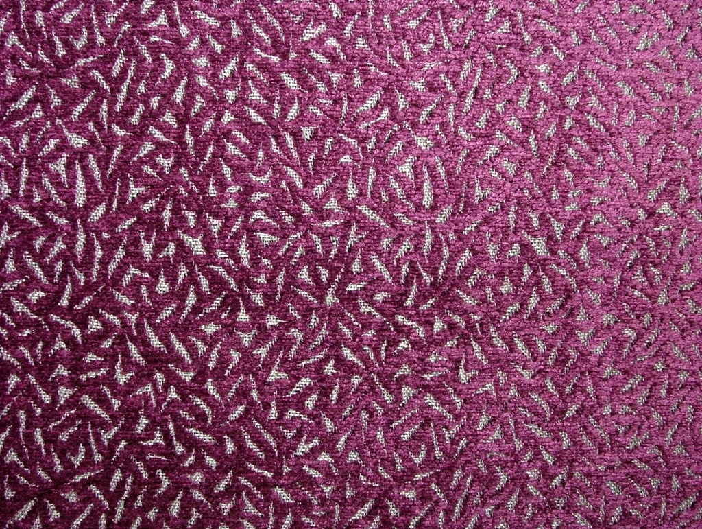 2.8 Metres iLiv Quartz Fuchsia Plush Chenille Fabric Curtain Upholstery Cushion