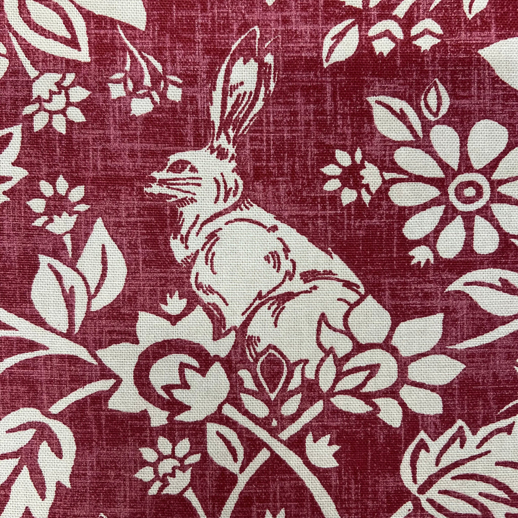 1.2 Metres iLiv Heathland Rouge Woven Cotton Fabric Cushion Curtain Upholstery1