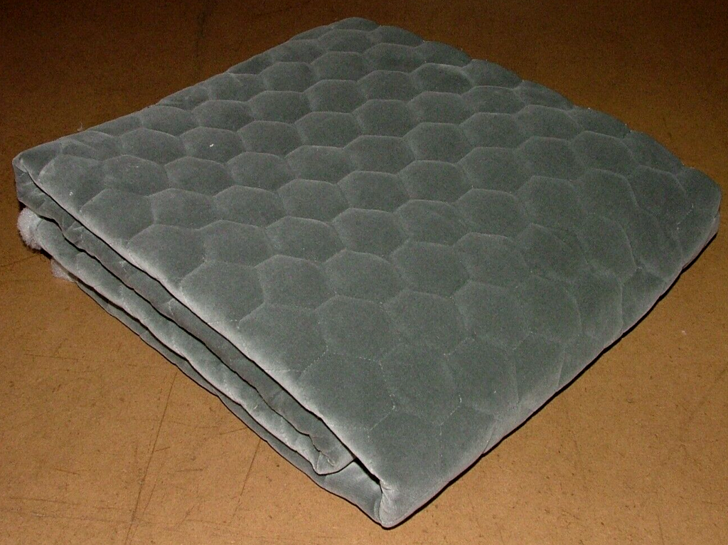 60cms Romo Cloud Quarry  3D Quilted Velvet Fabric Upholstery Cushion RRP £110.70