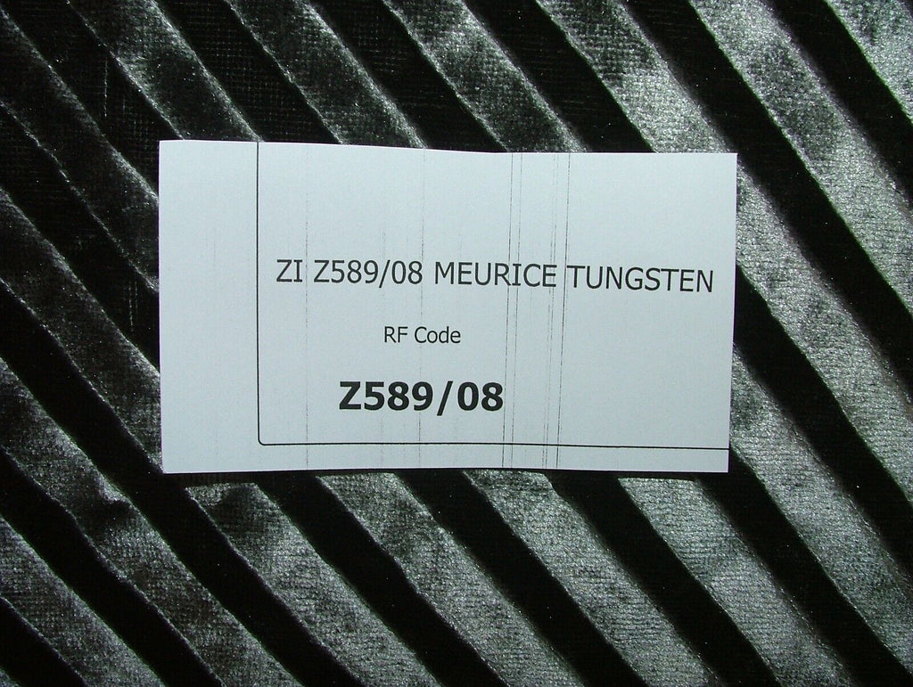 Zinc Textiles Meurice Tungsten Velvet Romo Fabric Upholstery Cushion RRP £69.98