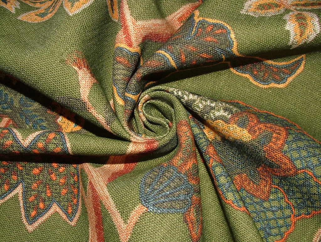 2.3 Metres iLiv Chanderi Juniper Linen Mix Fabric Cushion Curtain Upholstery