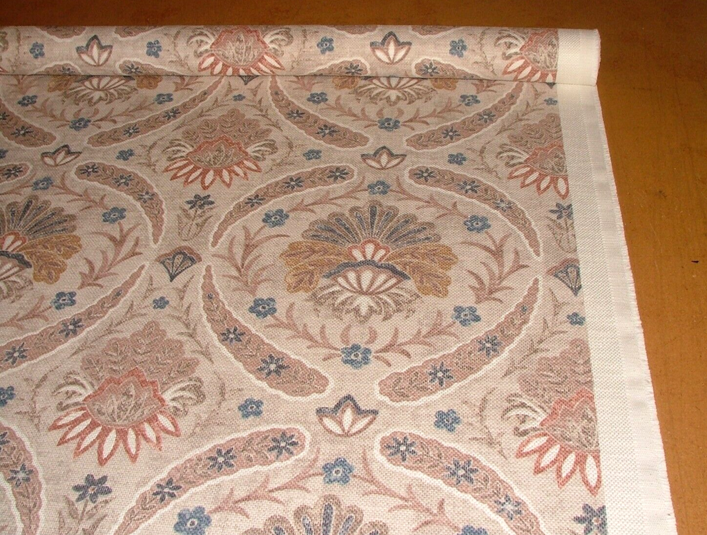 4.3 Metre iLiv Lucerne Cameo Thick Linen Blend Fabric Cushion Curtain Upholstery