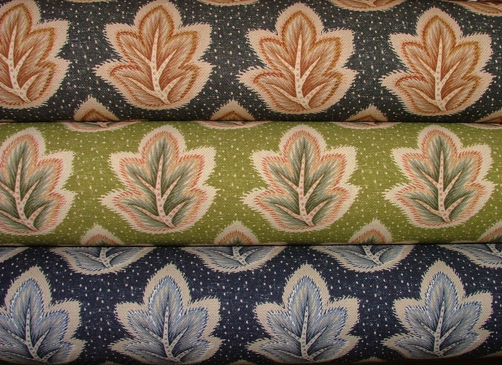 Foliage Fall Leaf 100% Cotton Fabric Curtain Cushion Upholstery Blinds Craft Use