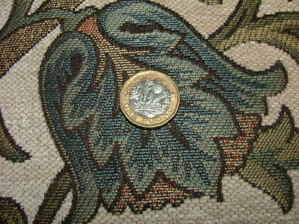 Scottish Thistle Cayenne Chenille Fabric Curtain Cushion Upholstery Throws Blind