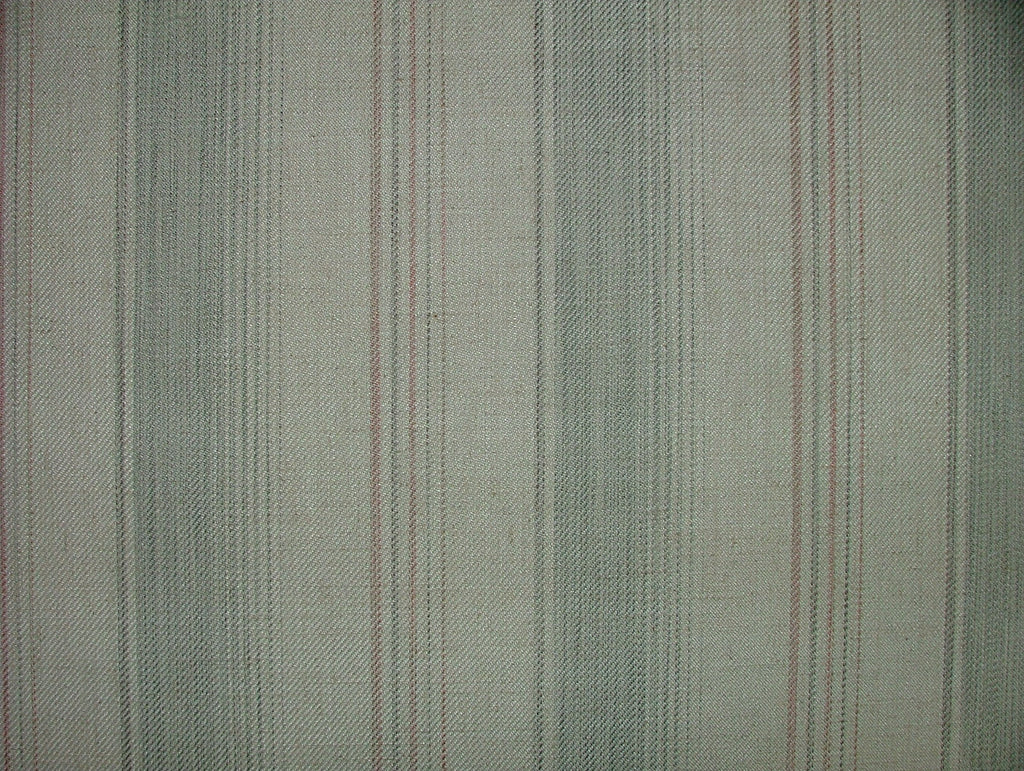 iLiv Woven Curtain Fabric 2.1m Sackville Stripe Blue Mist Cushion Upholstery0