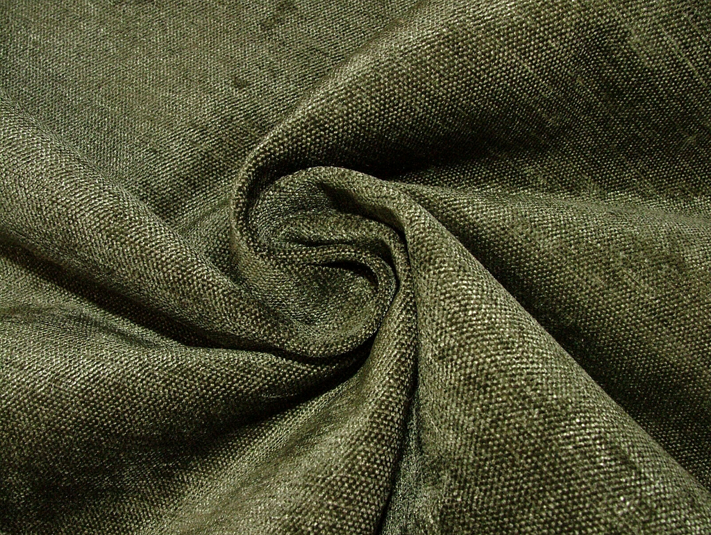 iLiv Chenille Curtain Fabric 3.5 Metres Belgravia Moss FR Upholstery Cushion5