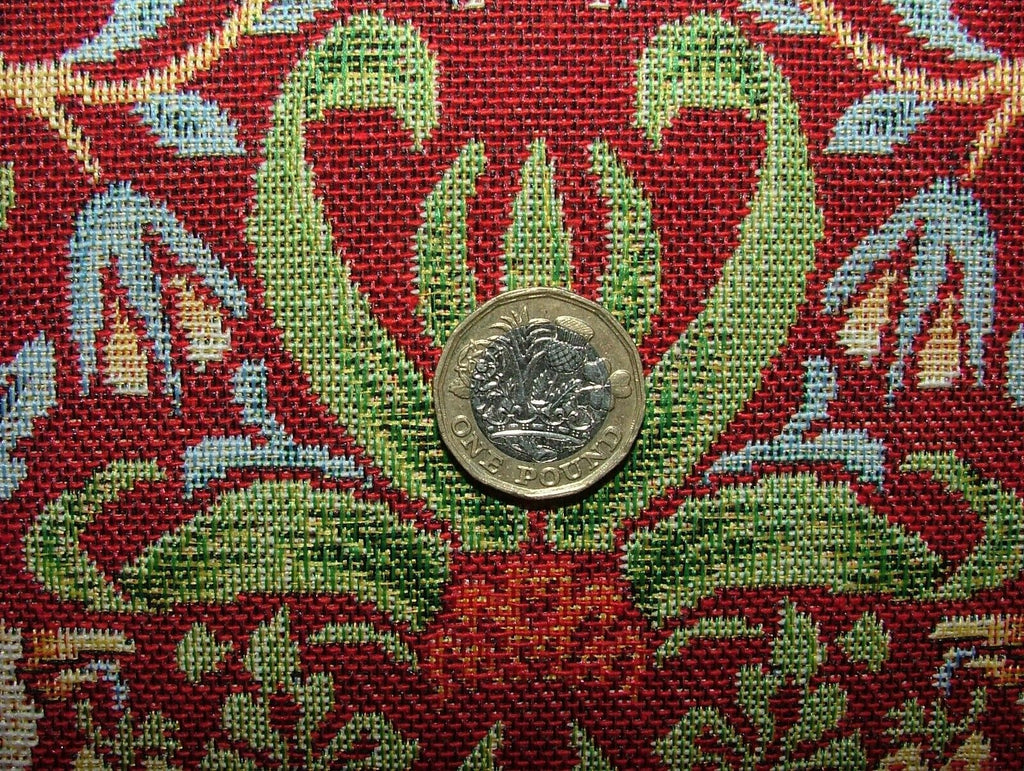 William Morris Strawberry Thief Tapestry Curtain Upholstery Cushion Fabric