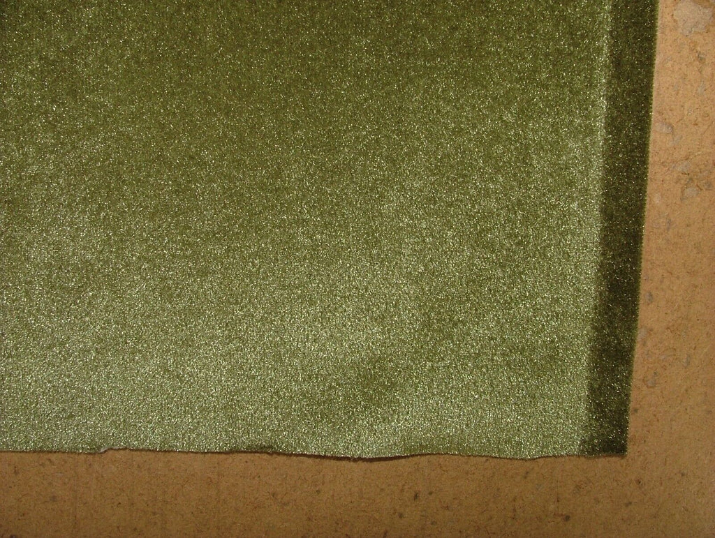 2.2 Metre iLiv Camina Moss Green Velvet Fabric Cushion Curtain Upholstery