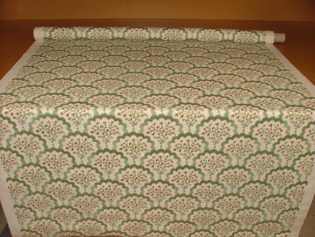 0.80 Metre Aquarius Orchid Premium Embroidered Fabric Curtain Upholstery Cushion3