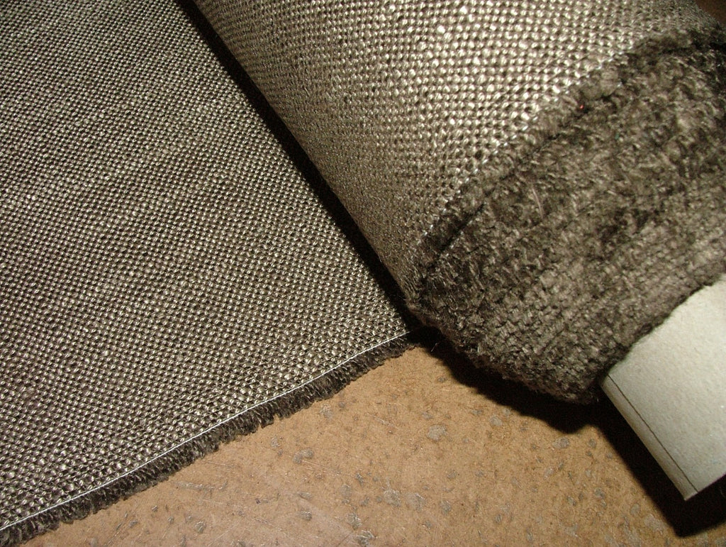 Romo Linen Blend Fabric Leoni Cocoa Upholstery Cushion RRP £477.90  - 5.9 Metres4