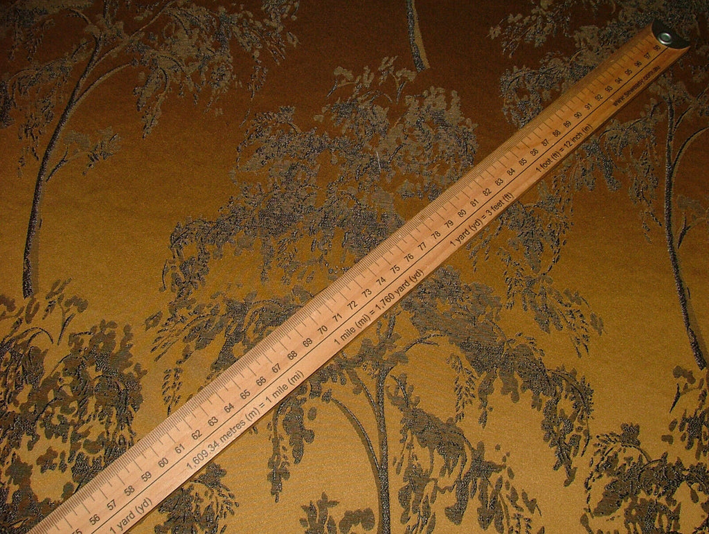 2.8 Metres Imari Gilt Tree Jacquard Curtain Upholstery Cushion Fabric