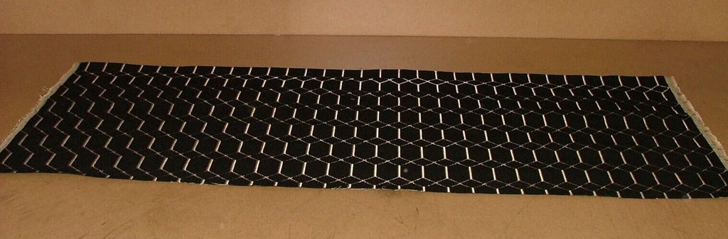 50cm Romo Pendant Black Gold Velvet Fabric Upholstery Cushion Curtain RRP £73.75