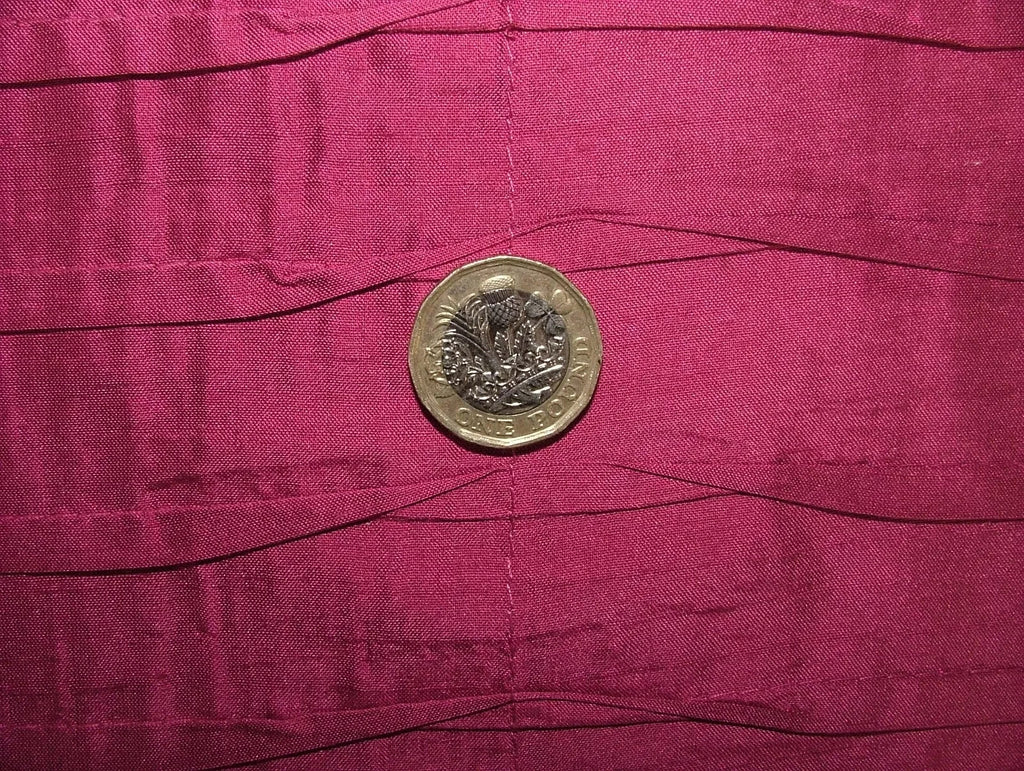 Romo Silk Curtain Fabric Azalea Pink Pleated Upholstery Cushion  - 19.5 Metres6