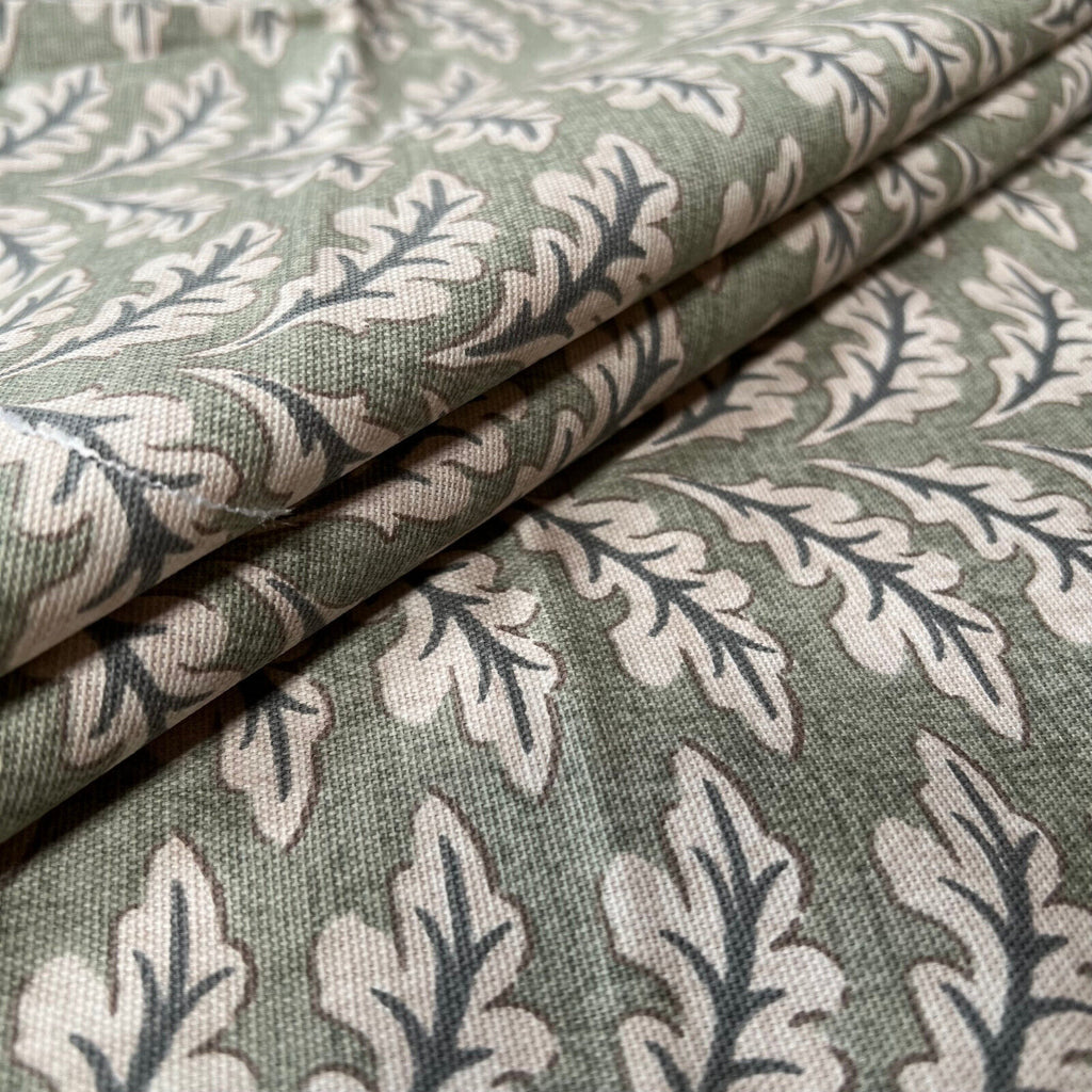 4.1 Metres iLiv Woodcote Sage Cotton Curtain Upholstery Cushion Blind Fabric