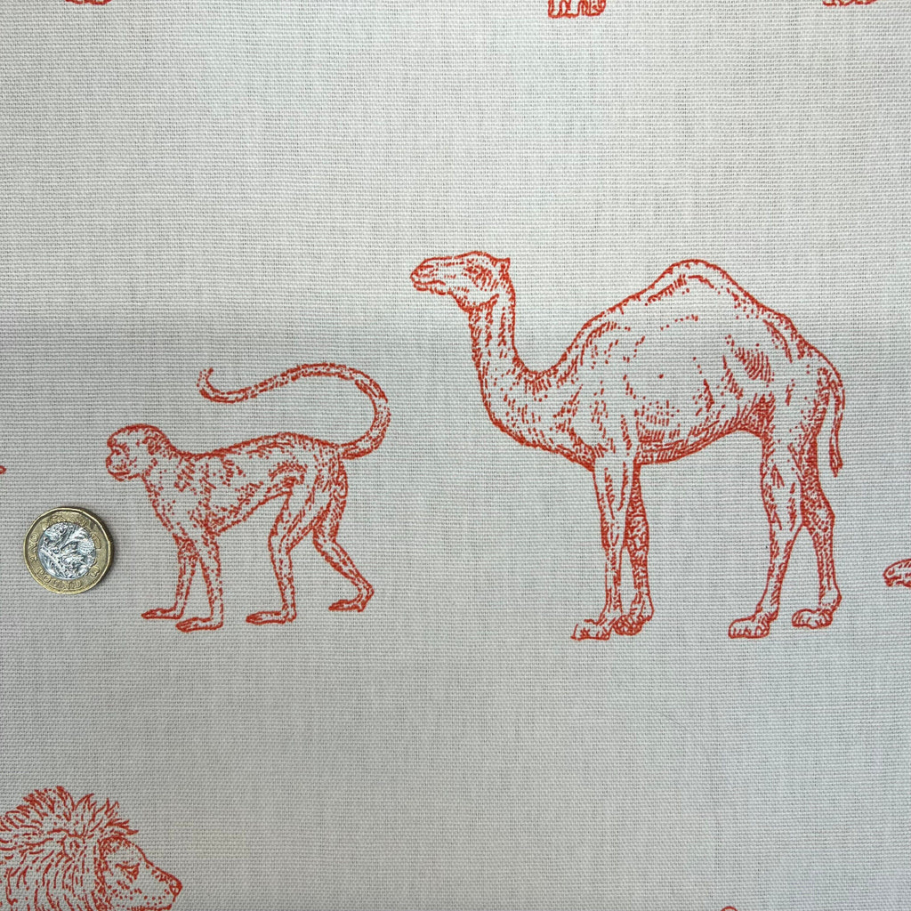 2.7m iLiv Prairie Animals Clementine Cotton Fabric Cushion Curtain Upholstery