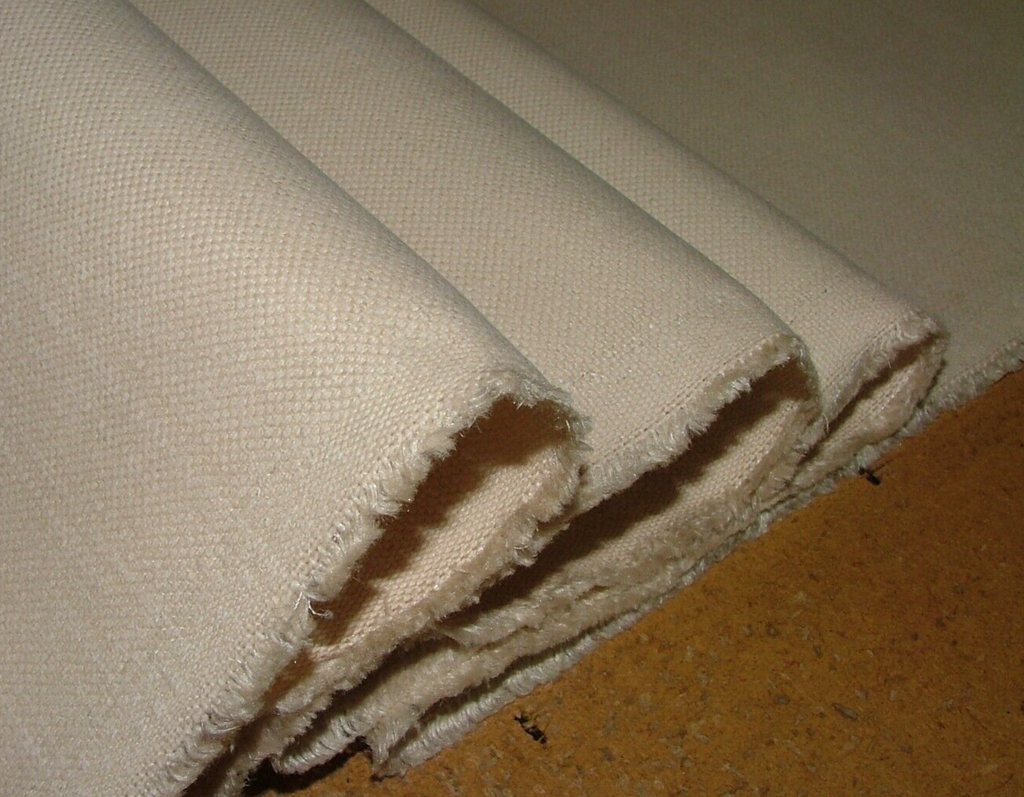 13 Metre Romo Linara Clotted Cream Linen Union Fabric Upholstery Cushion Curtain