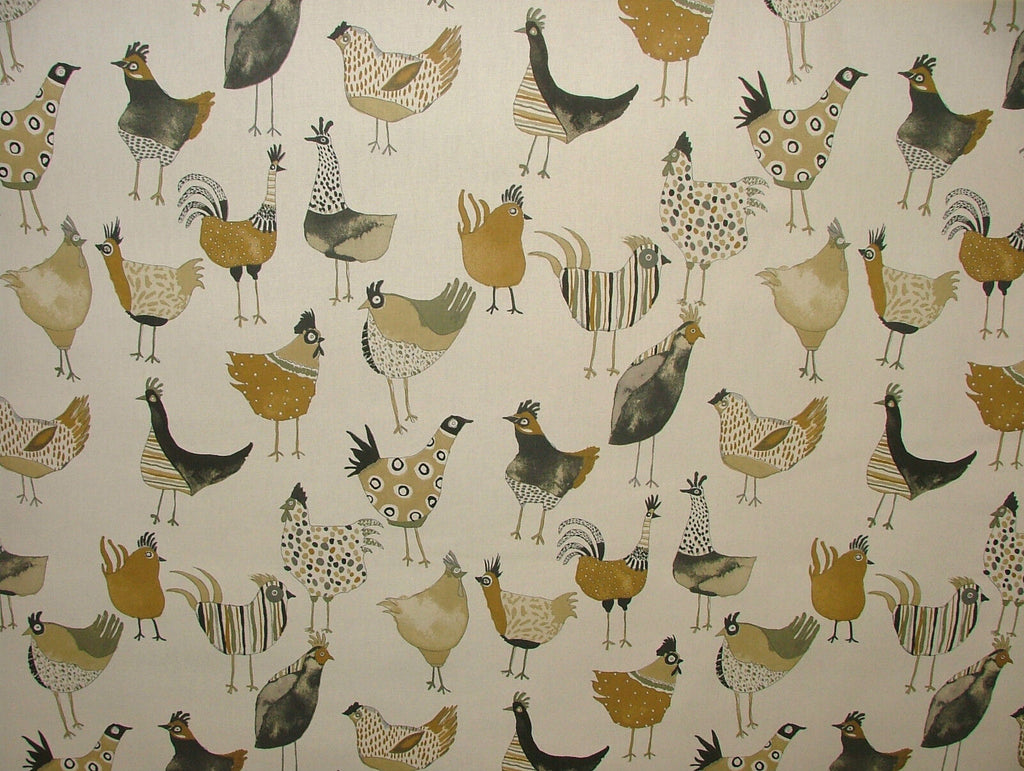 Prestigious Textiles Harriet Hens Fresh Cotton Curtain Blinds Upholstery Fabric