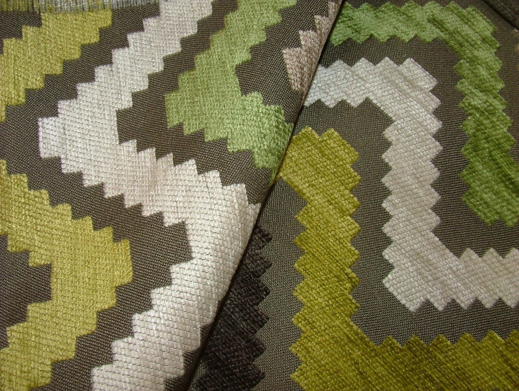 1.2 Metre Romo Marlow Pesto Chenille Fabric Upholstery Cushion RRP £119.90