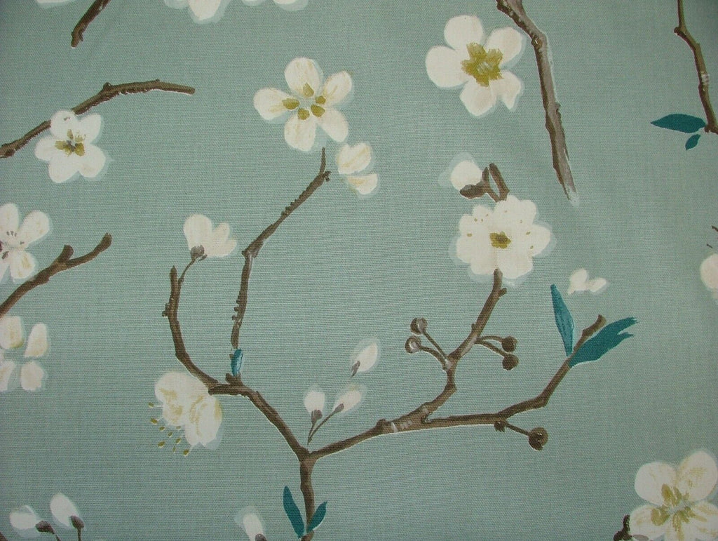 24 Metres Japanese Cherry Blossom Tree Cotton Fabric Curtain Blinds Upholstery