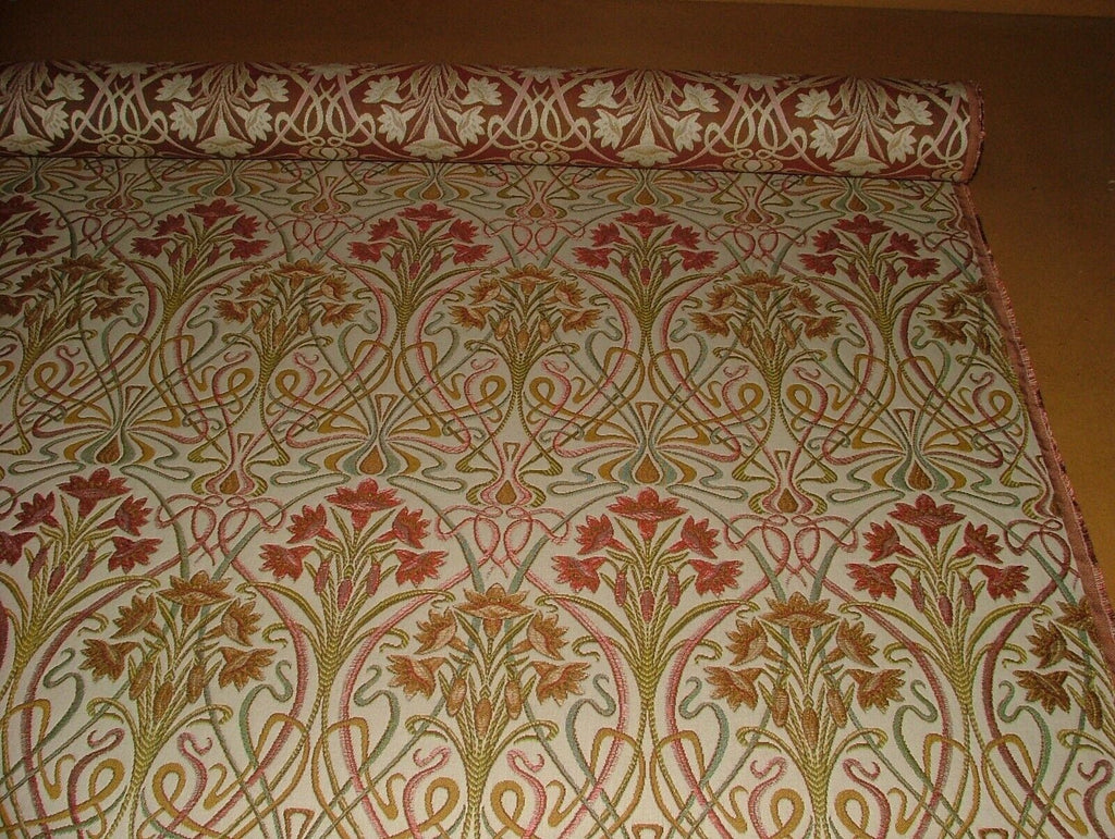 10 Metres Art Nouveau Autumn Thick Designer Jacquard Curtain Upholstery Fabric