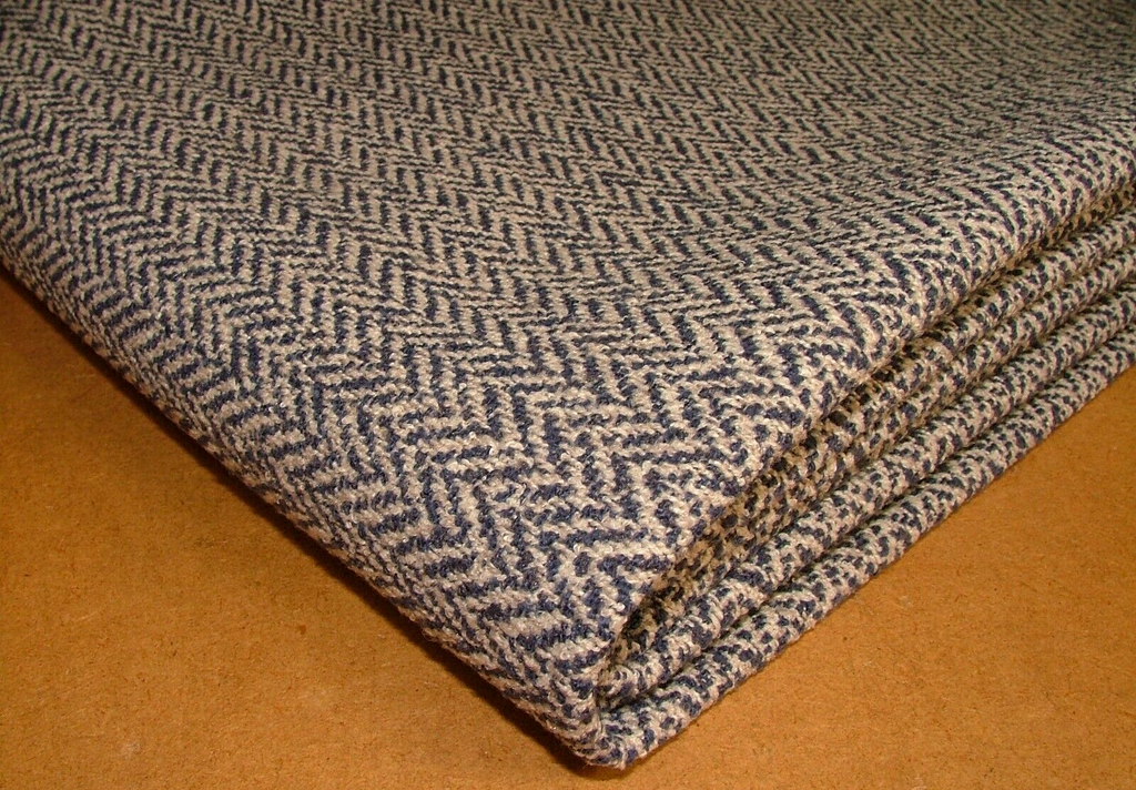 iLiv Curtain Upholstery Fabric 2.7 Metre Dalton Sapphire Flame Retardant Cushion0