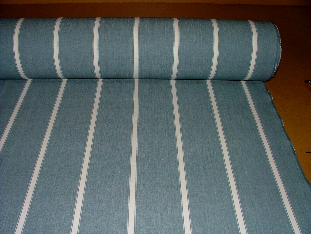 25 Metre iLiv Kingfisher Nautical Woven Cotton Fabric Upholstery Cushion Curtain