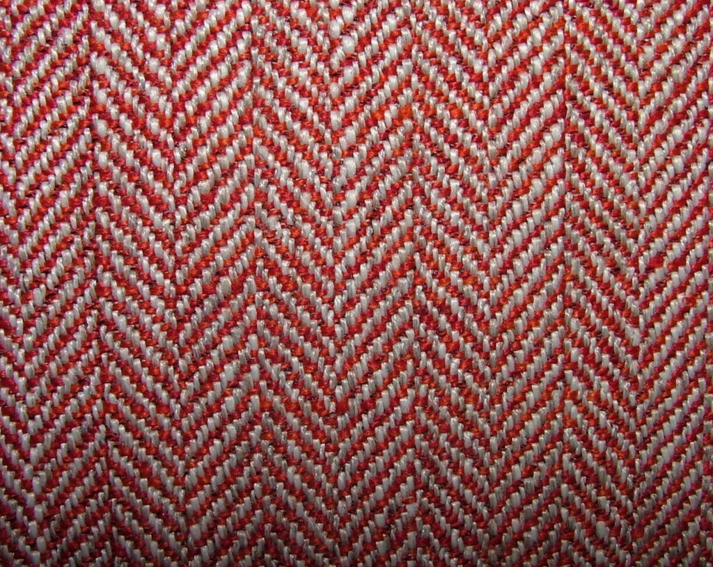 2.3 Metres iLiv Jacob Red Herringbone Fabric Upholstery Cushion Curtain