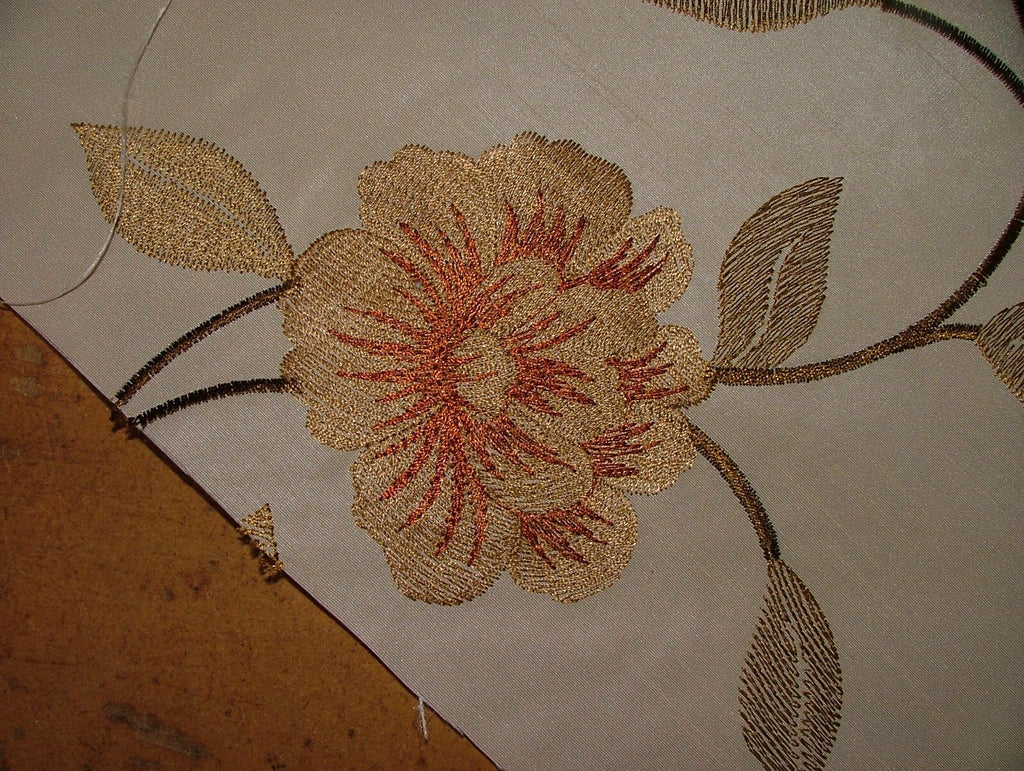 1.9m Prestigious Textiles Petal Ruby Faux Silk Fabric Upholstery Cushion Curtain3