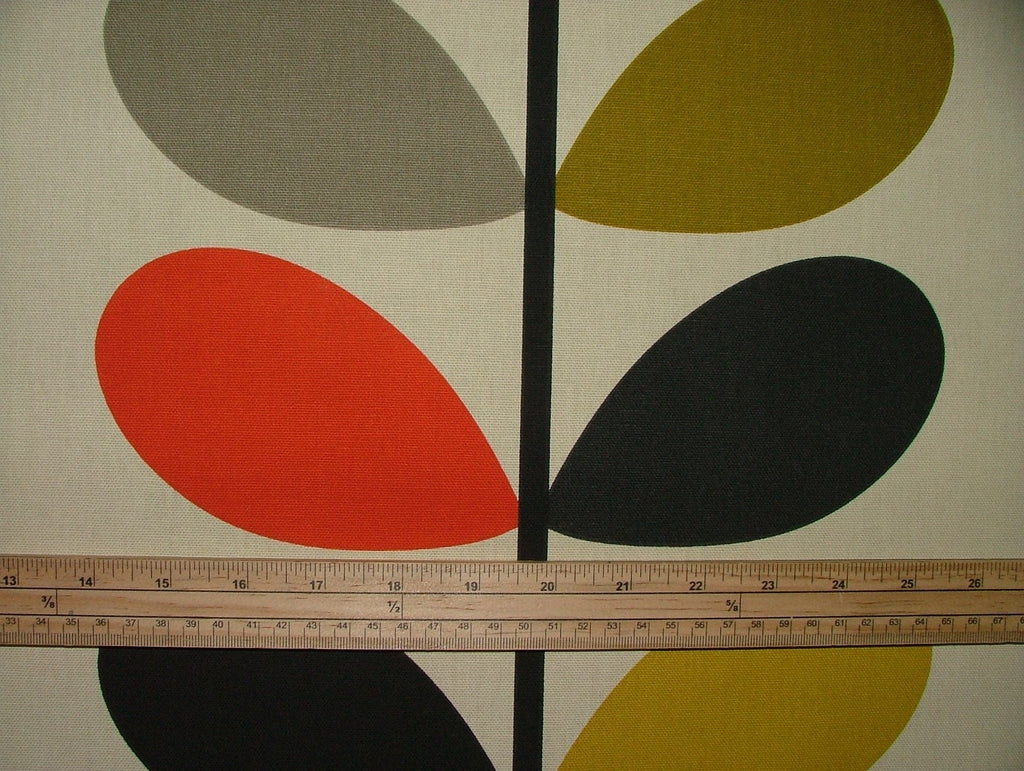 Orla Kiely Cotton Fabric Multi Stem Tomato Curtain Upholstery 12 Metre Length13
